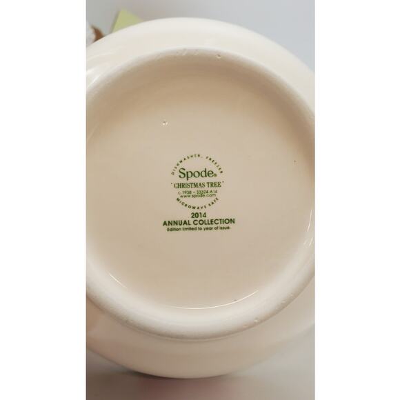 Spode Christmas Tree 2014 Annual Revere Candy Bowl 6 inches PRE-OWNED IOB - Picture 10 of 10